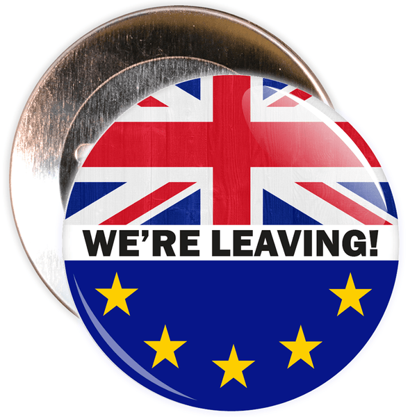 We're Leaving European Badge
