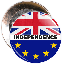 Independence European Badge