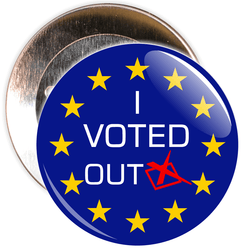 I Voted Out European Badge
