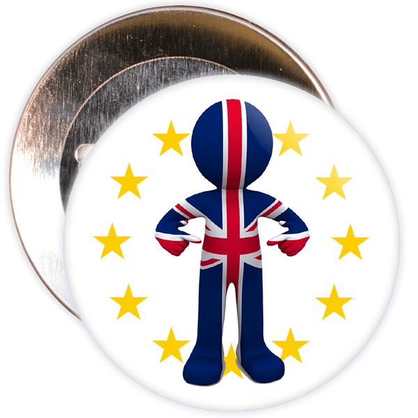 GB Brexit European Badge