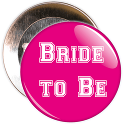 Pink Bride to Be Hen Party Badge