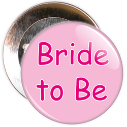 Pink Bride to Be Hen Party Badge