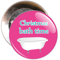 Christmas Bath Time Badge