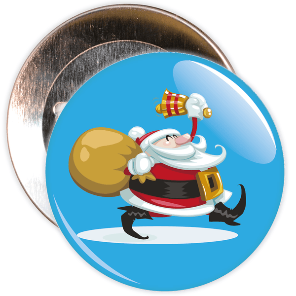 Christmas Santa Badge