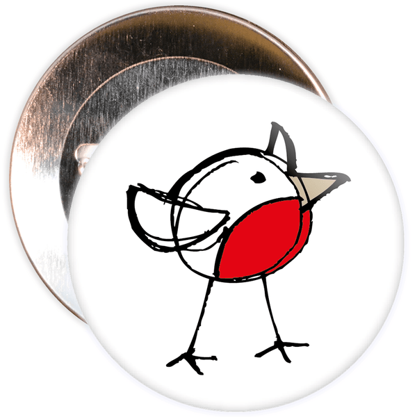 Christmas Robin Badge