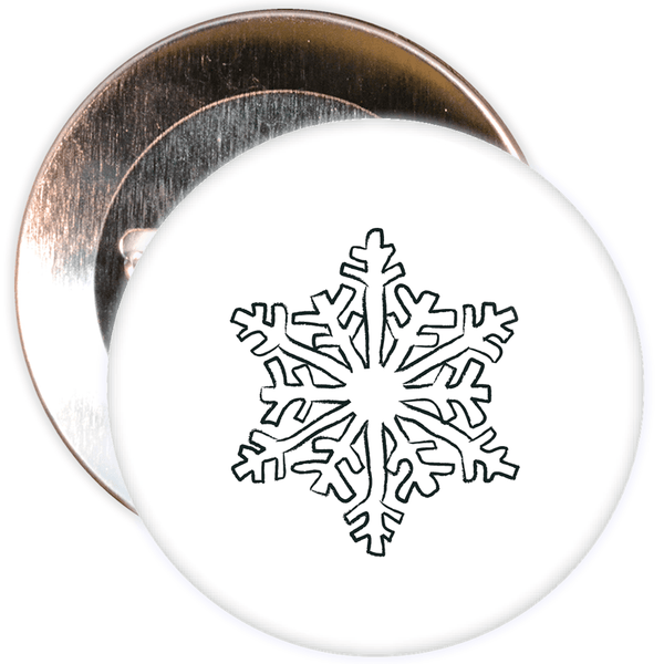 Christmas Snowflake Badge