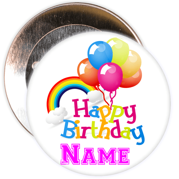 Customisable Birthday Badge