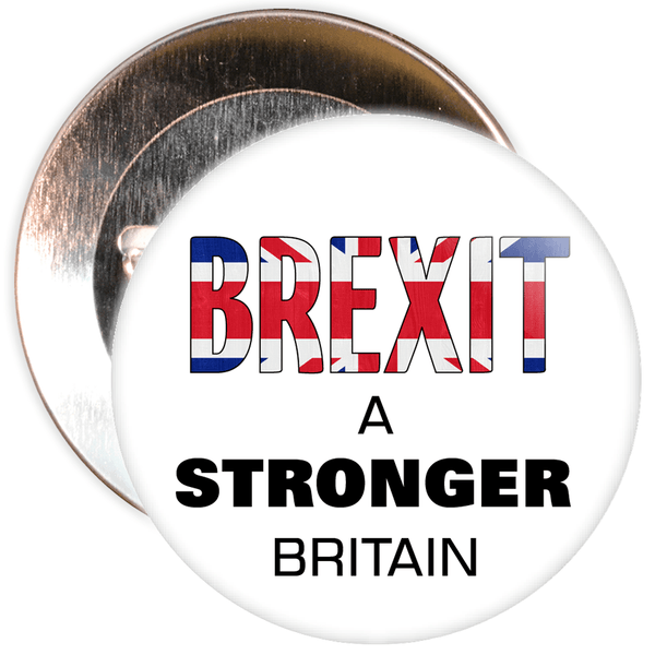 Brexit A Stronger Britain EU Badge
