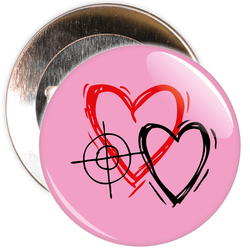 Target Heart Valentine's Day Badge
