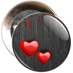 Heart Valentine's Day Badge
