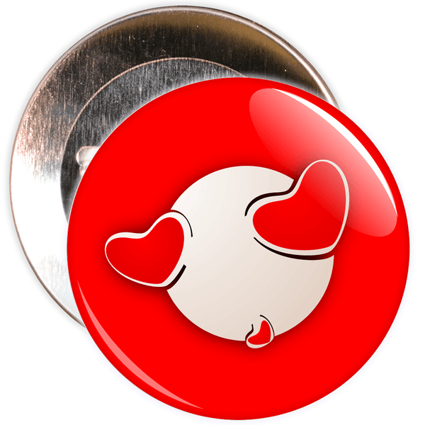 Heart Valentine's Day Badge