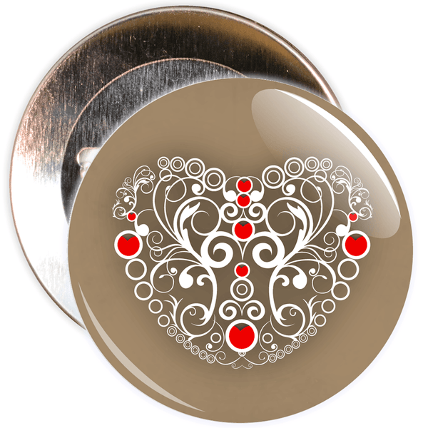Heart Valentine's Day Badge