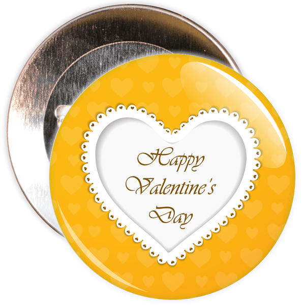Heart Valentine's Day Badge