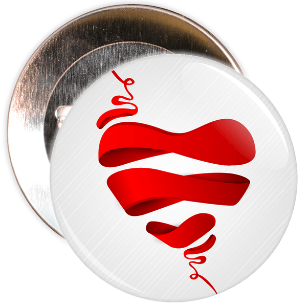 Heart Valentine's Day Badge