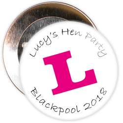 Customisable L Plate Hen Party Badge