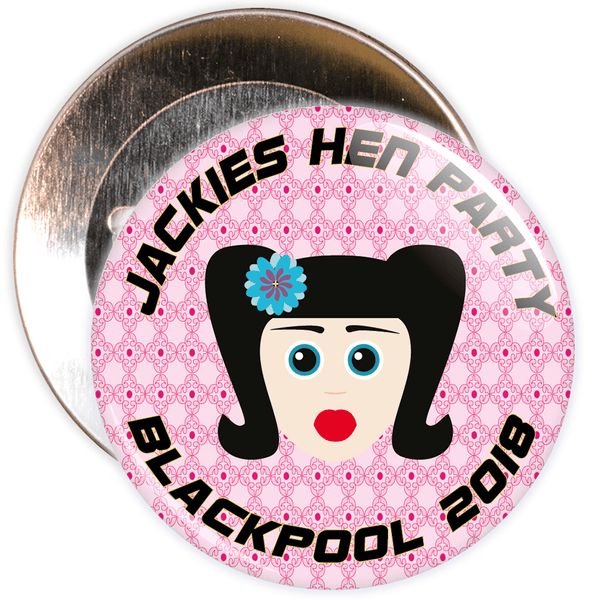 Customisable Hen Party Badge