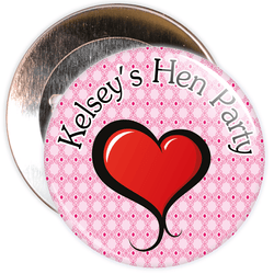 Customisable Hen Night Badge
