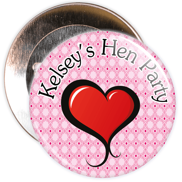Customisable Hen Night Badge