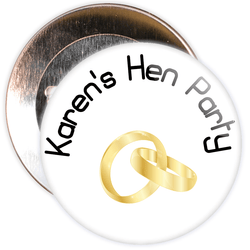 Customisable Hen Party Badge