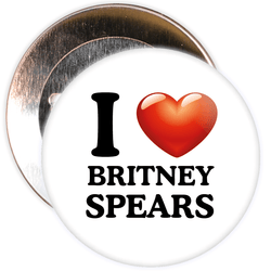 I Love Britney Spears Badge