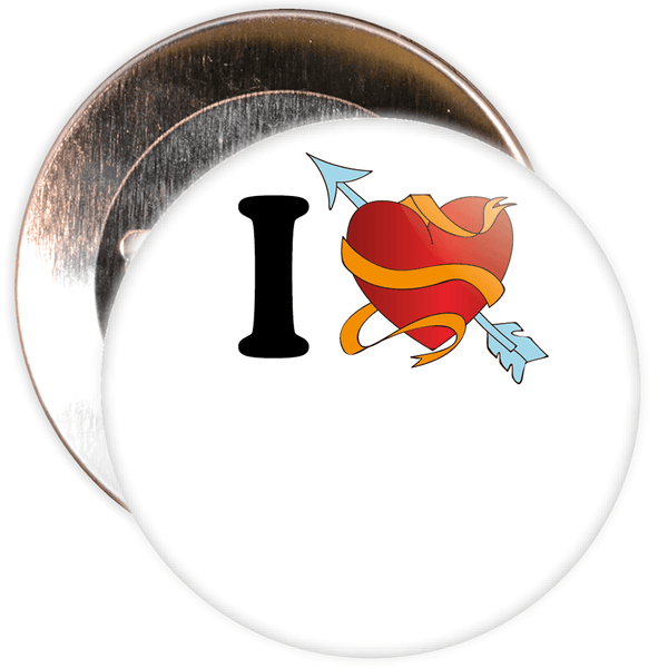 Custom I Love Badge