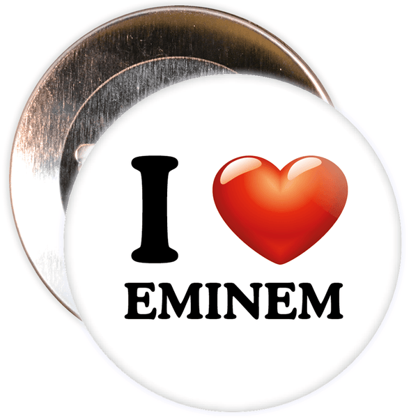 I Love Eminem Badge