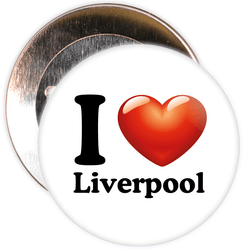 I Love Liverpool Badge