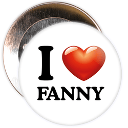 I Love Fanny Badge