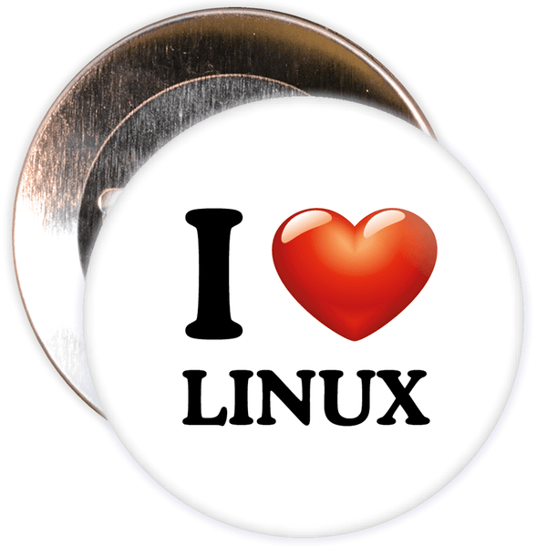 I Love Linux Badge