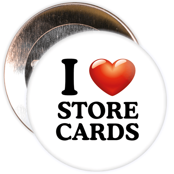I Love Store Cards Badge