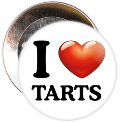 I Love Tarts Badge
