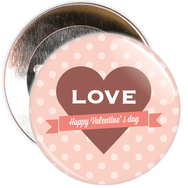 Love Happy Valentine's  Day Badge