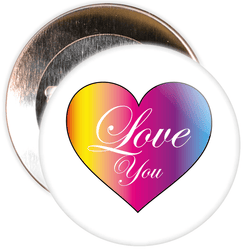 Love Heart Valentine's Day Badge