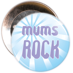 Mums Rock Mother's Day Badge