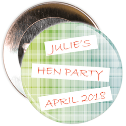 Customisable Classy Hen Party Badge