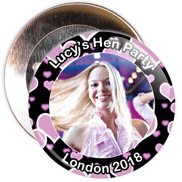 Customisable Hen Party Photo Badge