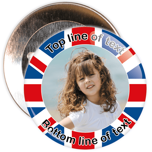 UK Themed Photo Badge