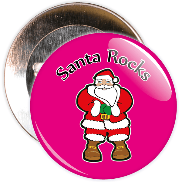 Santa Rocks Badge