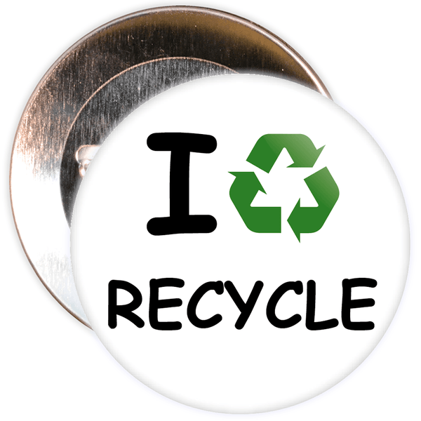I Recycle Eco Badge
