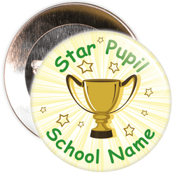 Customisable Star Pupil Badge