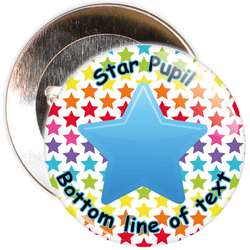 Customisable Star Pupil Badge