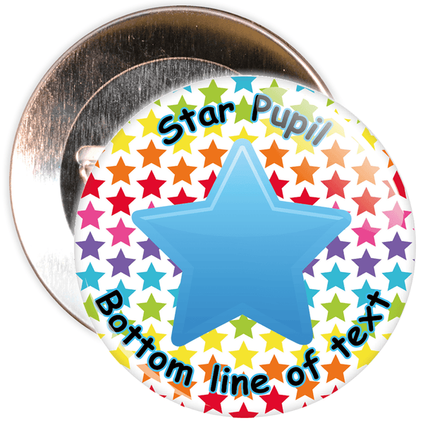 Customisable Star Pupil Badge