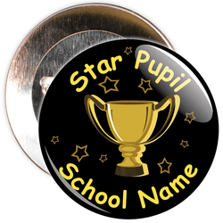 Customisable Star Pupil Badge