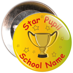 Customisable Star Pupil Badge