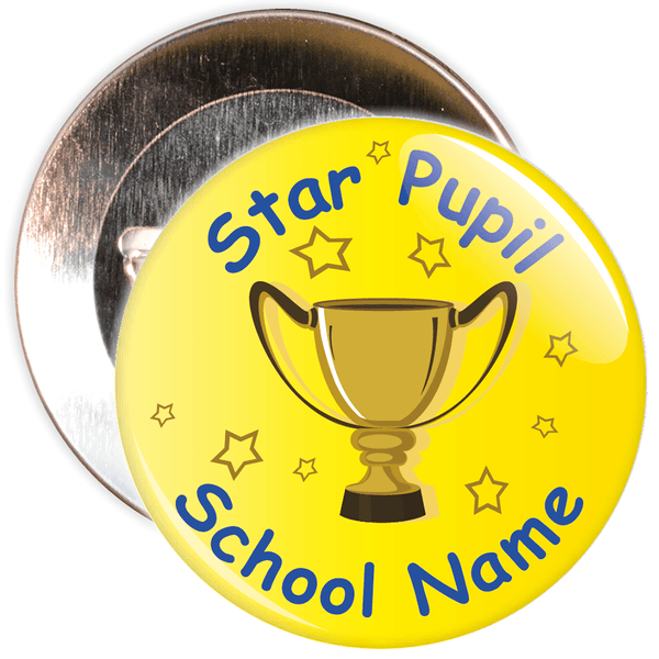 Customisable Star Pupil Badge