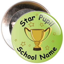Customisable Star Pupil Badge