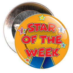 Orange Star of The Week Reward Badge