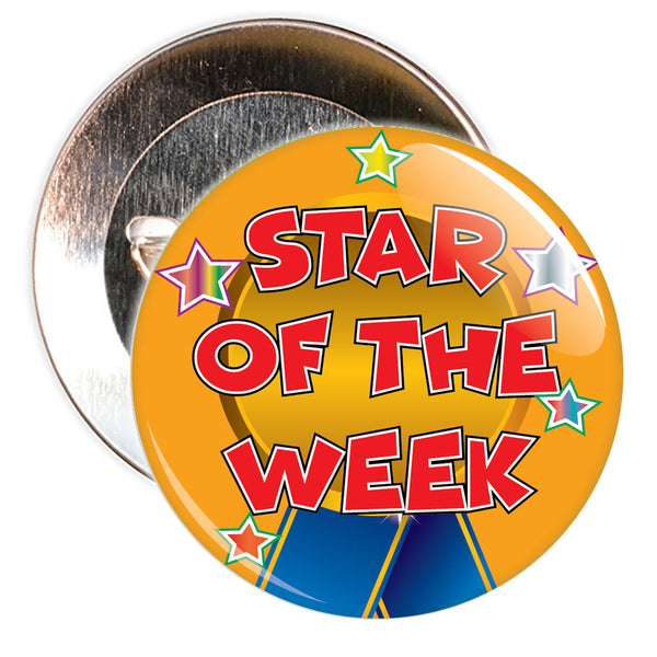 Orange Star of The Week Reward Badge