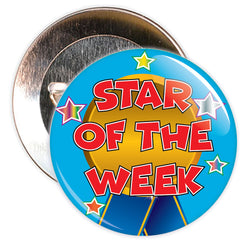 Blue Star of The Week Reward Badge