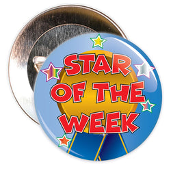 Blue Star of The Week Reward Badge